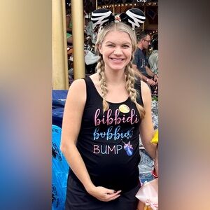Black Bibbidi Bobbidi Bump Tank Top